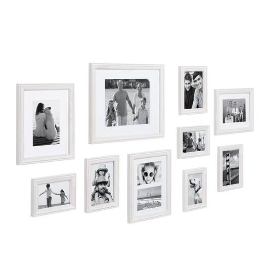 Kate and Laurel Bordeaux Gallery Wall Wood Picture Frames Set